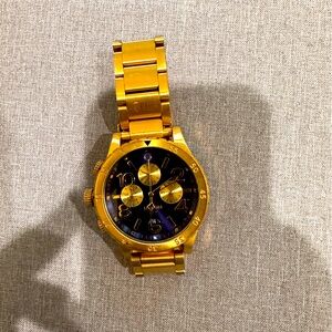 Gold Nixon 48-20 Chronographs